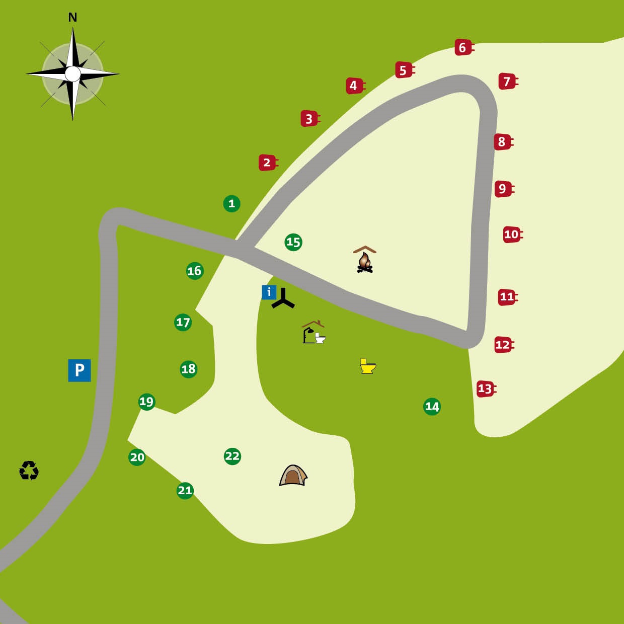Plattegrond Leenderbos 2026