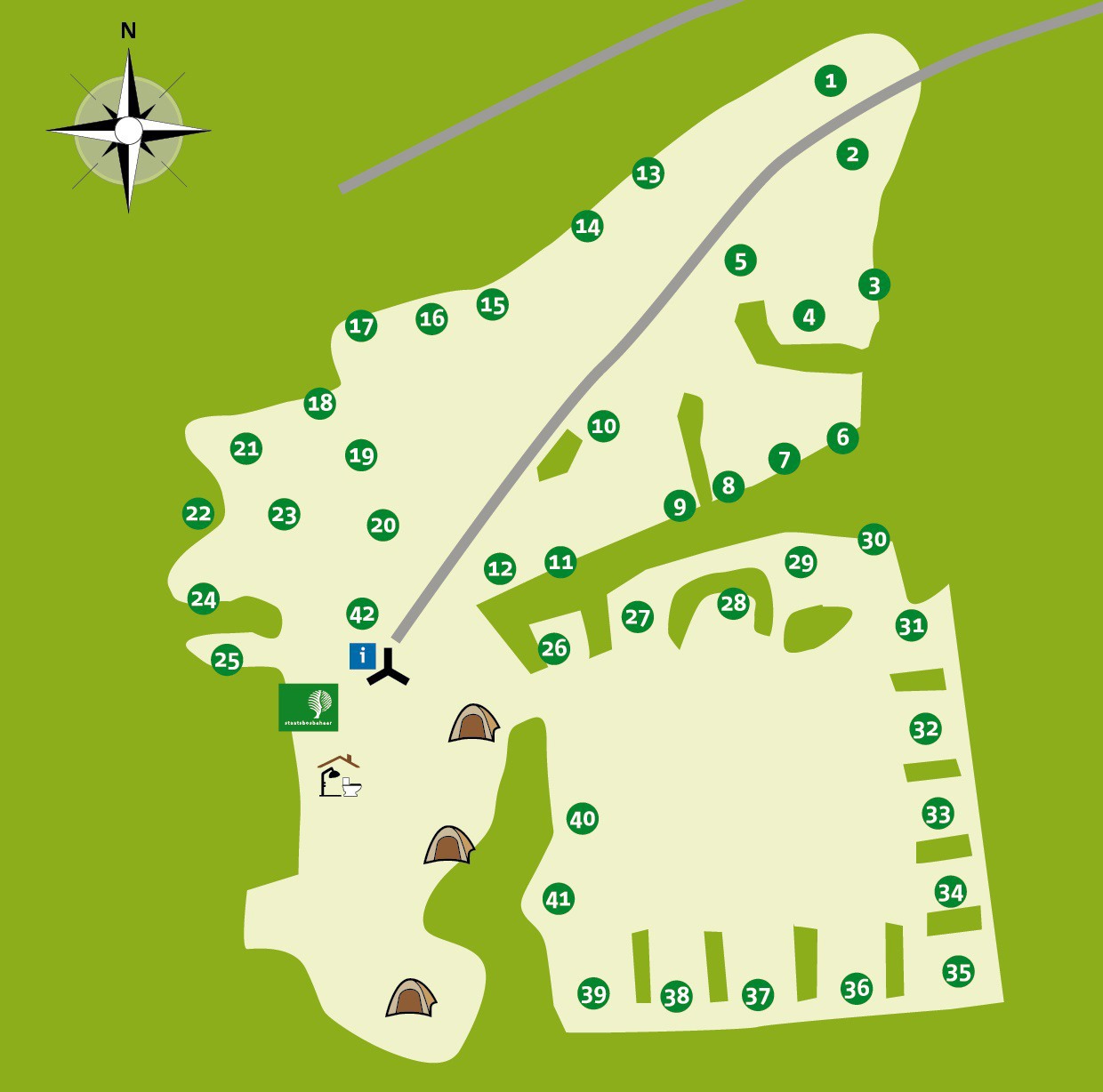 Plattegrond Middelpolle