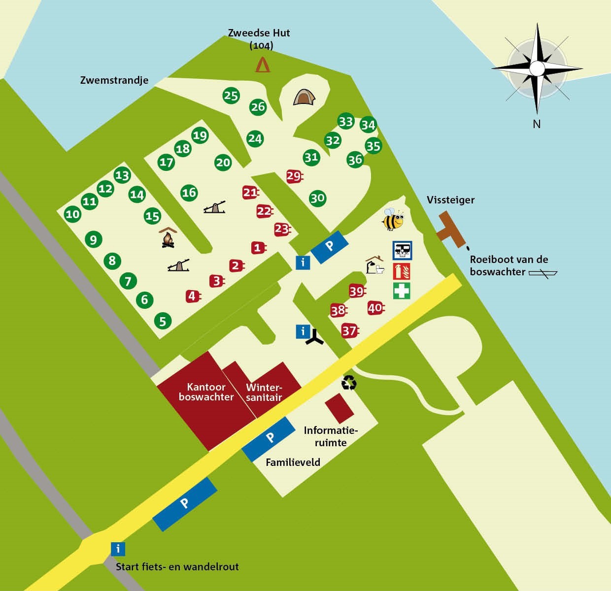 plattegrond veenkuil