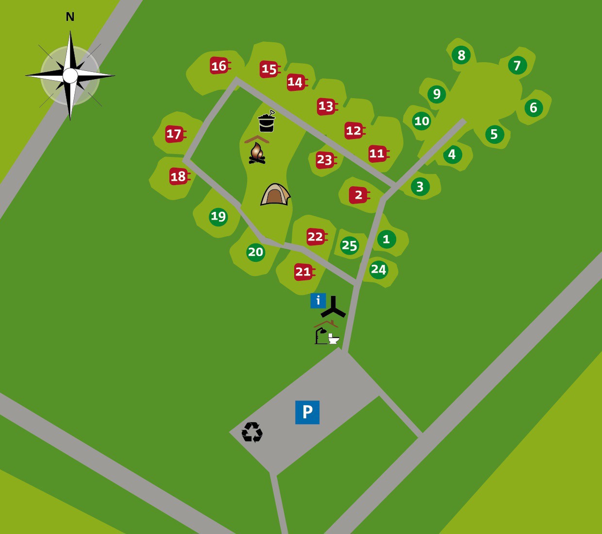 Plattegrond De Cokse Heide