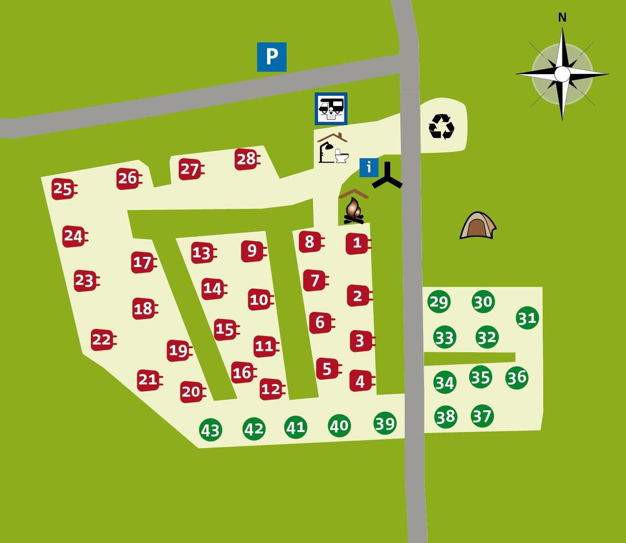 Plattegrond Drie