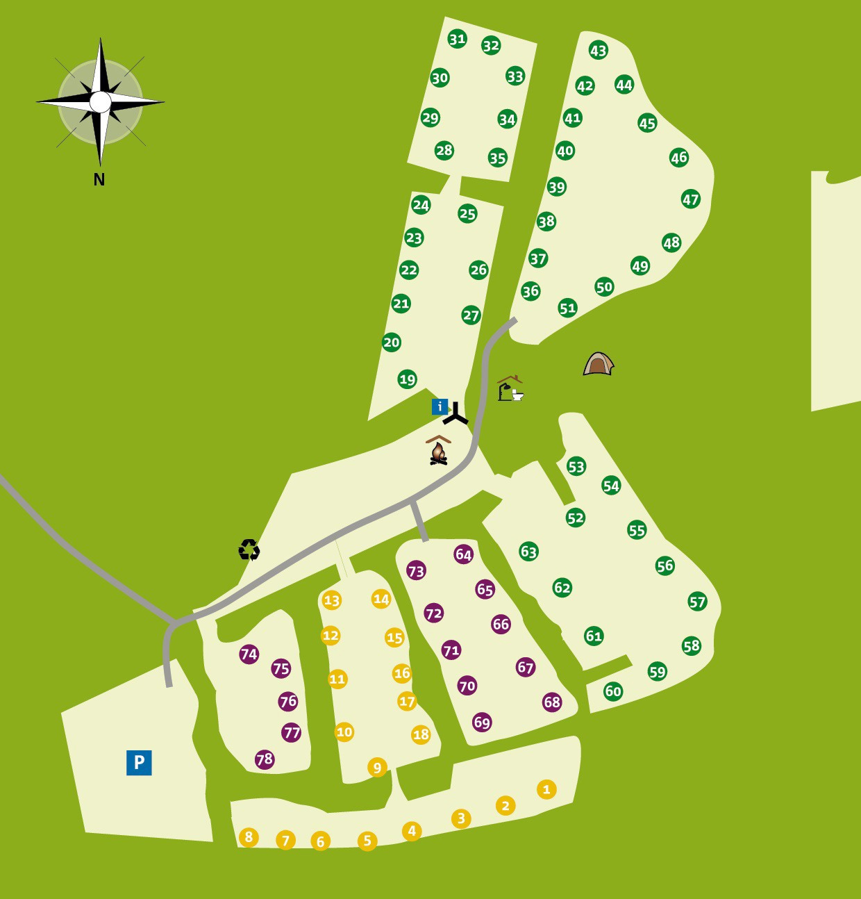Plattegrond West-Terschelling