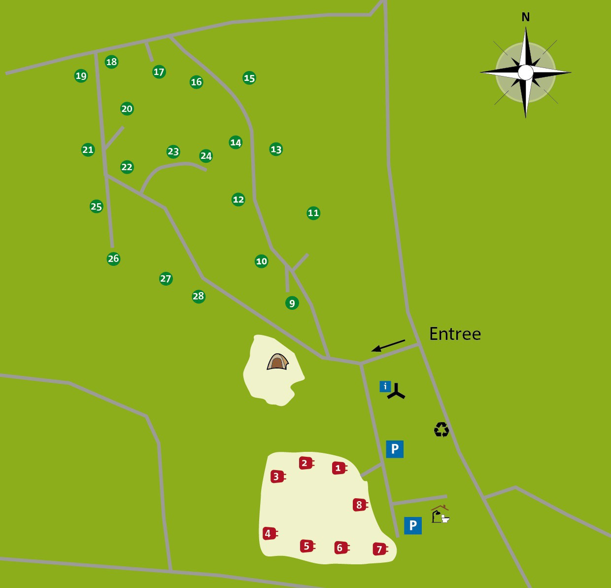 Plattegrond Groesbeek