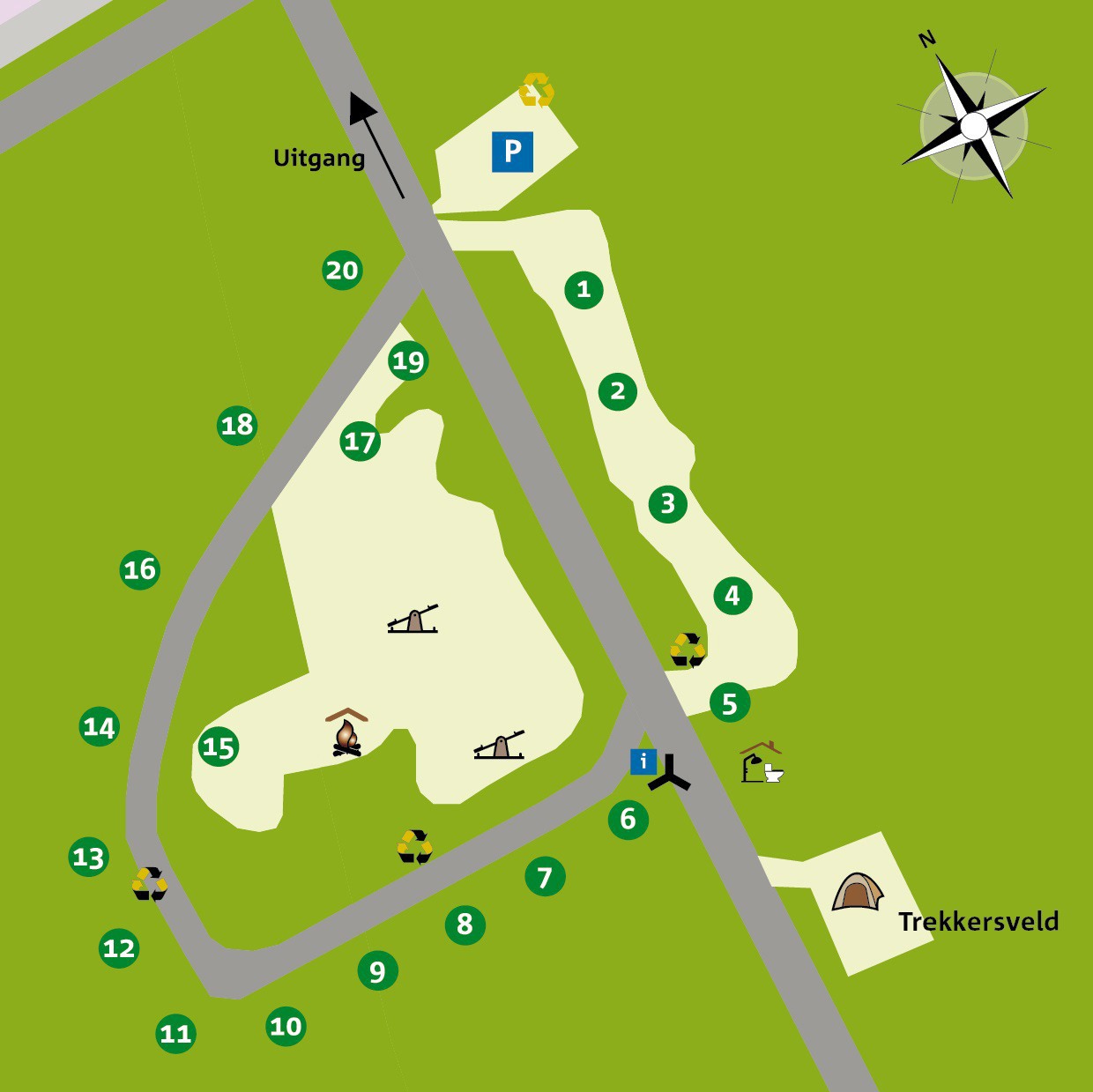 Plattegrond De Dennen