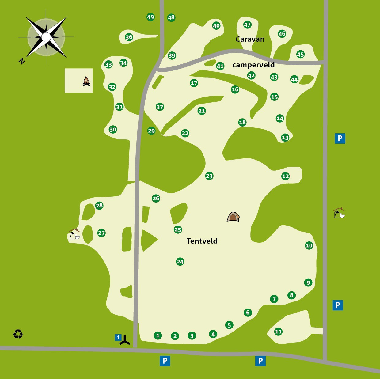 Plattegrond Lheederzand